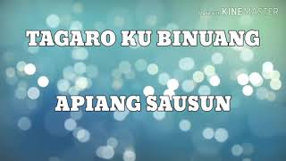 Tagaro Ku Binuang  Apiang Sausun [upl. by Edahc]