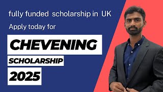 Chevening Scholarship 2025 in UK  How to apply for Chevening Master Program  Tajdar Hyder [upl. by Ribble]