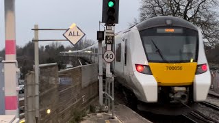 Thameslink Class 7000 departs Catford for Sevenoaks with a tone [upl. by Innob]