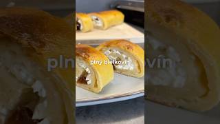 Tvarohový závin 😋👨‍🍳 recept food recipe bakery [upl. by Rhodia]