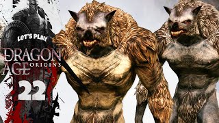 WEREWOLVES OF THE WOODS  Dragon Age Origins Lets Play Part 22 [upl. by Eemak]