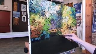 quotColors of Britannyquot Palette knife landscape oil painting demonstration by Nathalie JAGUIN [upl. by Foster]