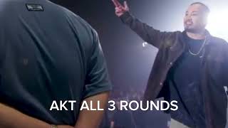 AKT ALL 3 ROUNDS vs PISTOLERO [upl. by Vilberg572]