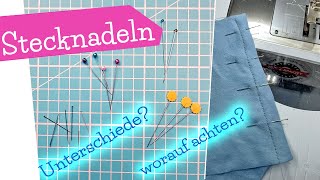 Stecknadeln  welche gibt es wofür Wie unterscheiden sich teure von billigen  nähen  mommymade [upl. by Ahsinauj]