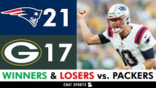 New England Patriots Winners amp Losers From Preseason Win vs Packers  Isaiah Bolden Injury News [upl. by Pudens]