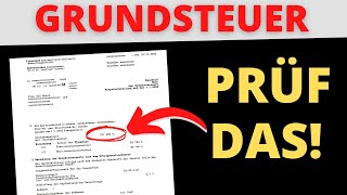 Grundsteuerbescheid prüfen und Grundsteuer berechnen  einfach erklärt [upl. by Enyluqcaj]