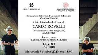 Lezione di Carlo Rovelli [upl. by Hnao838]