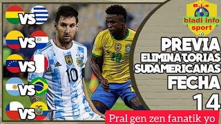 eliminatoire coupe du monde Qatar 2022 14ème journée Lionel messi vs Neymar pral gen zen tande koze [upl. by Hoi]