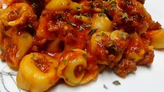 Review and Recipe With Barillas 3 Cheese Tortellini Pasta With Bolognese Sauce [upl. by Etram]