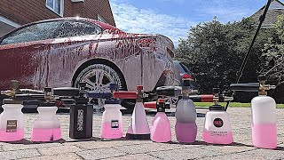 The Best Snow Foam LanceCannon  MTM MJJC Autoglym Carbon Collective PA Cheap Chinese [upl. by Leira493]