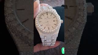 Moissanite watch available gemstone ytshorts [upl. by Curr]