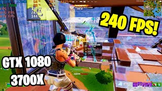 240 FPS on a GTX 1080 in 2024 R7 3700X  GTX 1080  Fortnite Solos Benchmark  Performance mode [upl. by Anelrac]