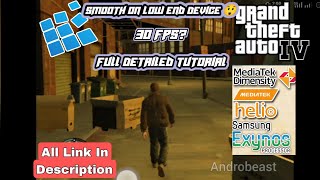 How To Play GTA IV Smoothly on Any Mali Mediatek Device Using Exagear X11 Emulator [upl. by Namor698]