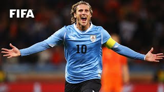 🇺🇾 Diego Forlan  FIFA World Cup Goals [upl. by Ynaffyt]