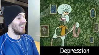 THIS IS ME EVERY DAY  Reacting to Mental disorders portrayed by Spongebob Charmx reupload [upl. by Anihsat]