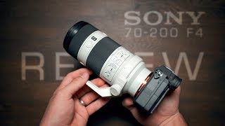 SONY 70200 F4  SONY Zoom Lens REVIEW [upl. by Odrarej]