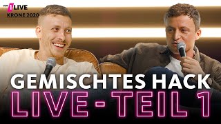 Gemischtes Hack LIVE Teil 1 mit Felix Lobrecht und Tommi Schmitt  1LIVE Krone 2020 [upl. by Dnalkrik]