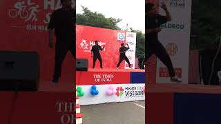 Happy Street Dance Fitness intensefitnesszone healthcity nbtnews thetimesofindia 1m zumba yt [upl. by Lacee819]