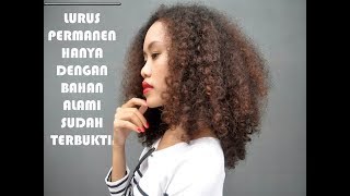 Rambut keriting bisa lurus permanen dengan bahan mujarab ini [upl. by Viens]