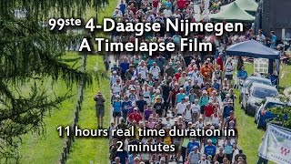 4Daagse Nijmegen  A Timelapse Film 4K [upl. by Arremat]