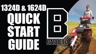 1324D1624D Full Size Trencher Quick Start Guide  Barreto Manufacturing Inc [upl. by Vashti254]