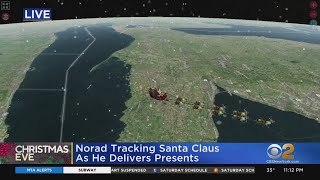 NORAD Santa Tracker 11PM Update [upl. by Ahsimet]