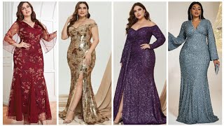 Gorgeous 💖Evening dresses 2024💞plus size Evening short and long gownsTrending dress designs 2024 [upl. by Ishii]