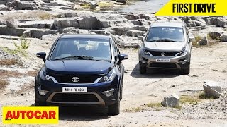 Tata Hexa  First Drive  Autocar India [upl. by Essa]