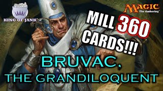 Combo Breakdown Bruvac the Grandiloquent  MTG Combo Explained  Traumatize Combo  EDH Mill Combo [upl. by Jardena]