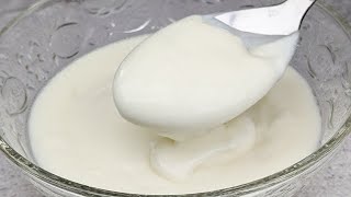 Crème fraîche maison  70 moins cher  Incroyable  2 Ingrédients  Délicieuse et rapide  ASMR [upl. by Mellitz]