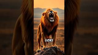 quotEchoes of the Wild The Lions Quest for Inner Courage viralvideo trending youtubeshorts [upl. by Bartle]