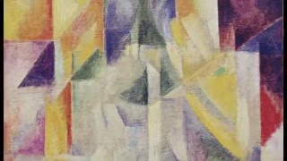 1913  quotSimultaneous Contrasts Sun and Moonquot by Robert Delaunay Paris 1913 dated on painting 1912 [upl. by Saphra260]