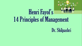 Henri Fayols 14 principles of management Simple and easy ways to remember [upl. by Nyledaj]