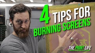 4 troubleshooting tips for burning and exposing screens  How to screen print [upl. by Hovey]