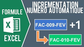 EXCEL  CRÉER UN NUMÉRO AUTOMATIQUE De facture de devis [upl. by Harod]