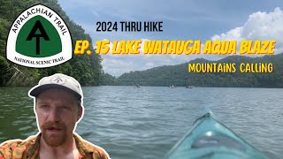 Appalachian Trail Thru Hike Ep 15  Lake Watauga Aqua Blaze [upl. by Aicirtac837]