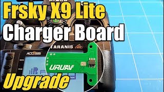 FRSKY TARANIS X9 LITE UPGRADE URUAV CHARGER BOARD [upl. by Gregory]