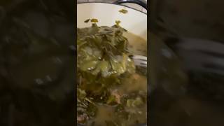 🔥 Collard Greens amp Cornbread greens fyp cooking food recipe viral foryou shorts [upl. by Ahar]