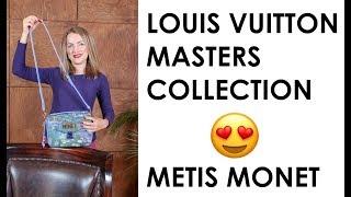 Louis Vuitton Monet Metis Masters Collection Bag Review [upl. by Ebbarta]