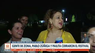 Gente de Zona Pablo Zúñiga y Pailita cerraron la sexta versión del Festival de Las Condes [upl. by Ylyl]