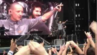 LINKIN PARK Stops their set to help injured fan 140 [upl. by Murtha380]