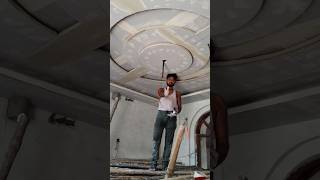 false ceiling design hall🛠️interiordesign ceiling construction electrical popfalseceilingwork [upl. by Rowena]