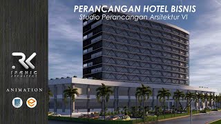 HOTEL BISNIS Bintang 5 TOWER Studio Perancangan Arsitektur 6 [upl. by Glori627]