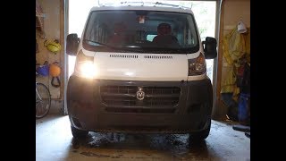 CHANGE A RUNNING LIGHT ON A PROMASTER VAN [upl. by Benedetto316]