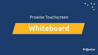 Prowise Touchscreen  Whiteboard [upl. by Llenej]