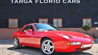 Porsche 928 GTS 54 V8 5 Speed Manual for sale in Guards Red London UK [upl. by Elvah673]