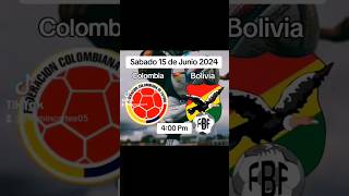 Colombia vs Boliviaamistoso día y hora  Rumbo a la Copa Mundial 2024 [upl. by Akeenahs]