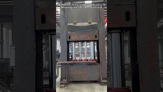 Plywood Machinery 300Ton Bed Slat Plywood Hot Press machine [upl. by Leopoldine343]