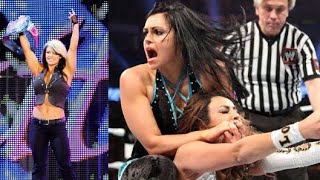 Kaitlyn amp Layla vs Tamina amp Aksana Superstars April 26 2013 [upl. by Schouten]