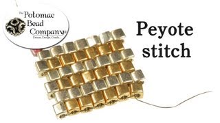 Peyote Stitch Instructions [upl. by Wanfried249]